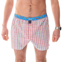M5405 - Checkered red & blue