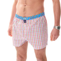 M5405 - Checkered red & blue