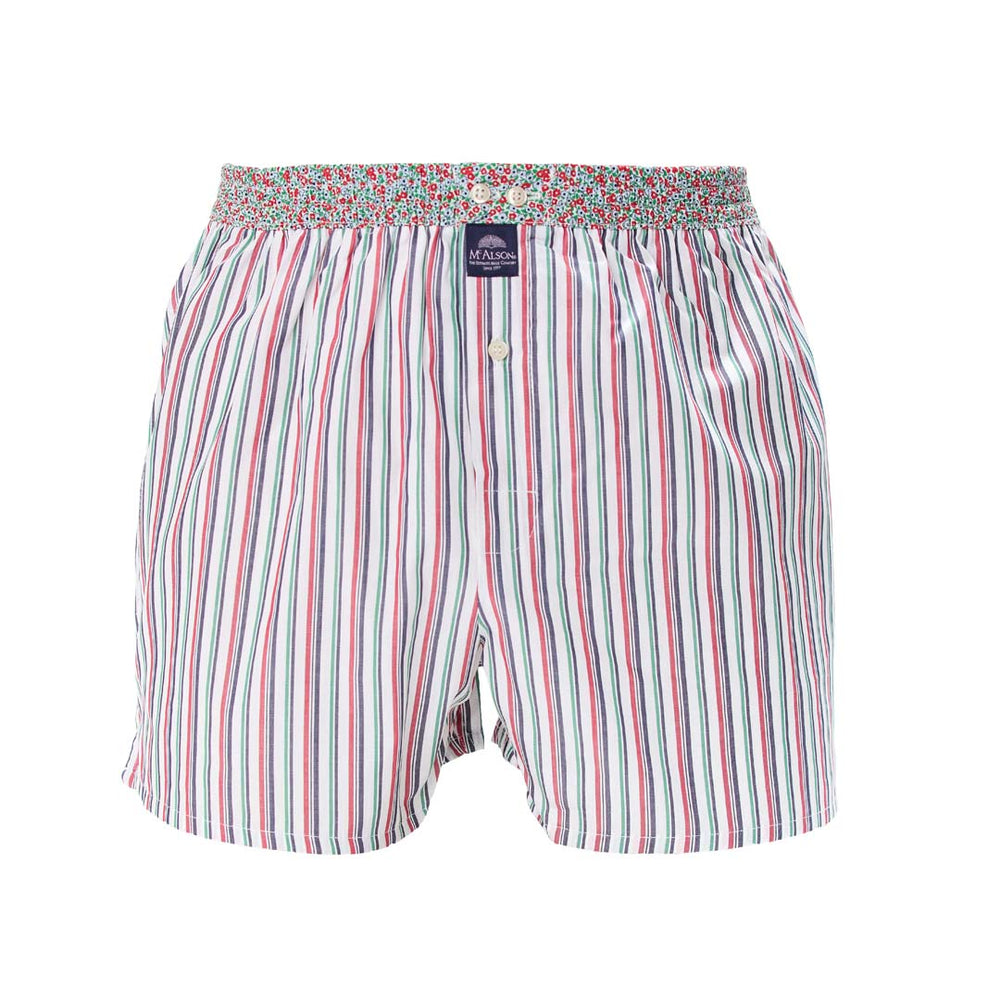 M5406 - Striped navy & white