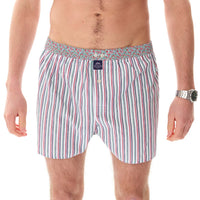 M5406 - Striped navy & white
