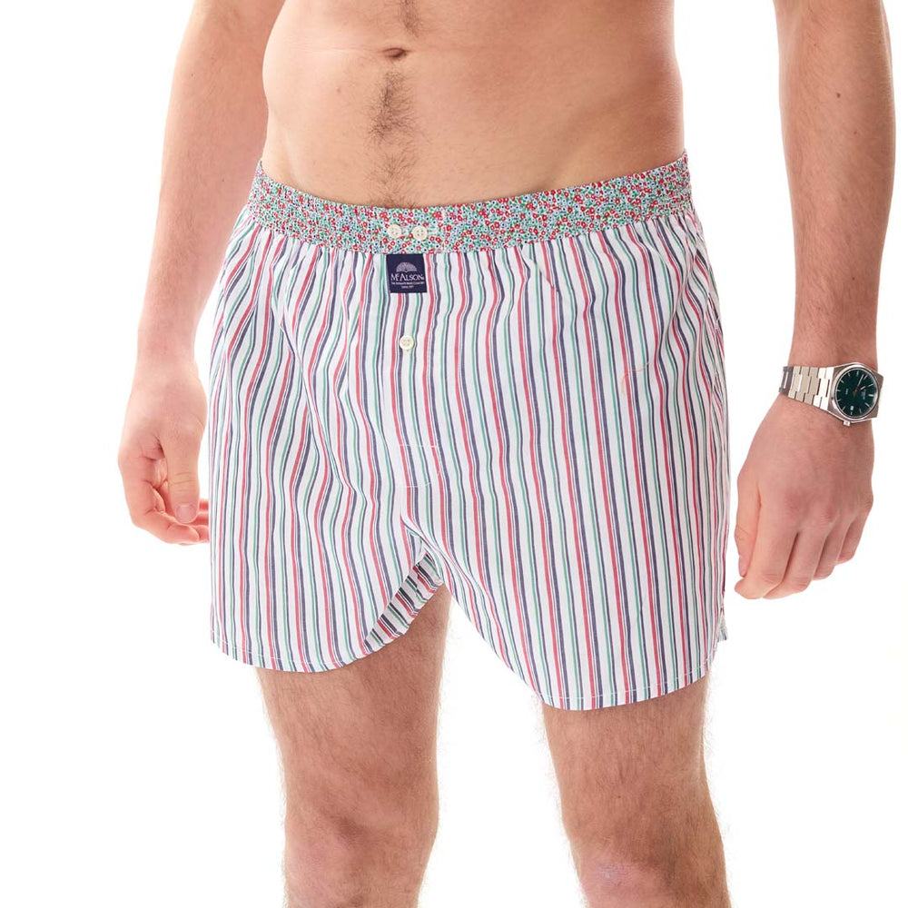 M5406 - Striped navy & white