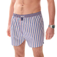 M5408 - Rayure bleu & blanc