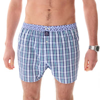M5411 - Tartan bleu & blanc