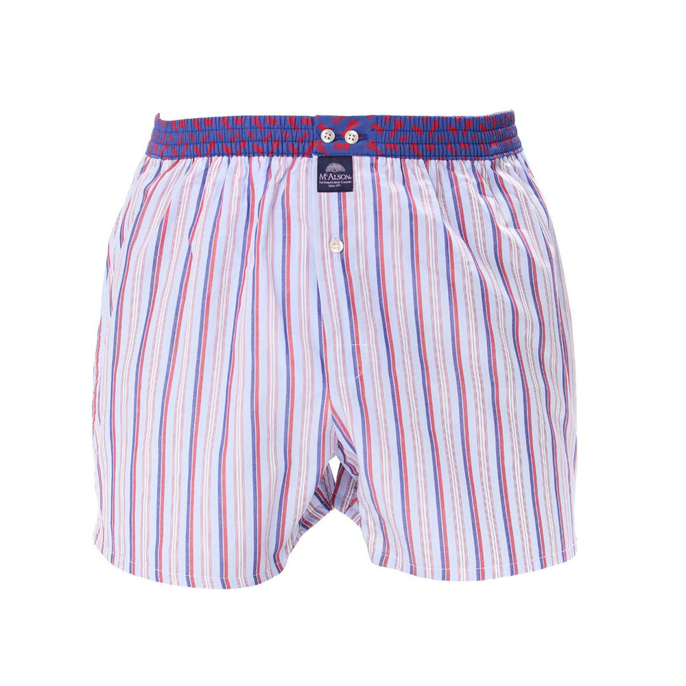 M5414 - Striped blue & red