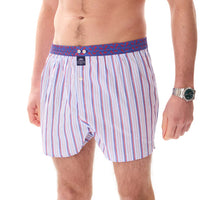 M5414 - Striped blue & red