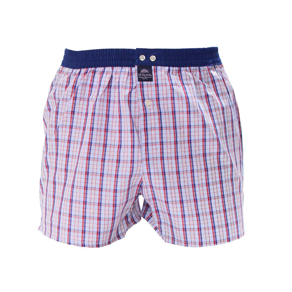 M5415 - Tartan blu & rosso
