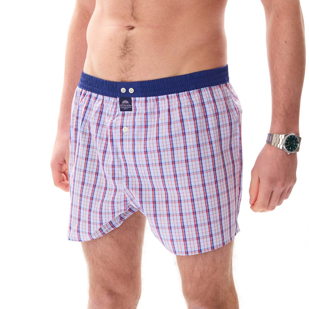 M5415 - Tartan blu & rosso