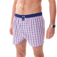 M5415 - Tartan blu & rosso