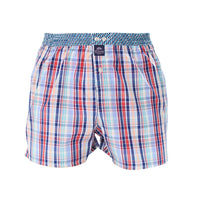 M5421 - Madras blue multi