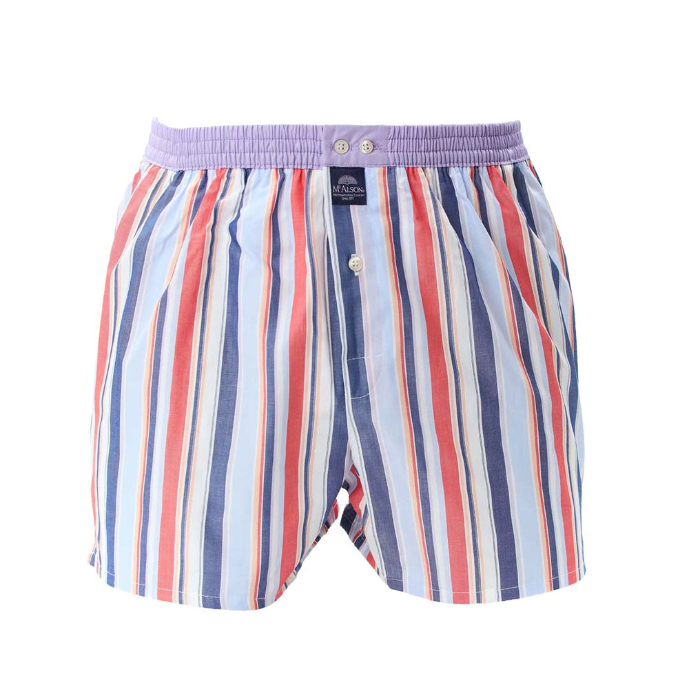 M5424 - Striped red & blue