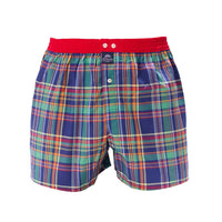 M5430 - Madras green & red