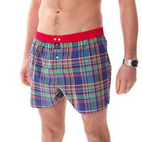 M5430 - Madras green & red