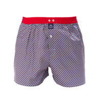 M5439 - Geometrico rosso & blu
