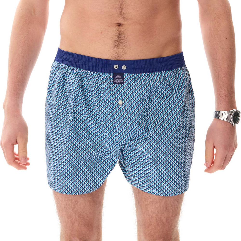 M5440 - Geometric turquoise
