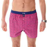 M5451 - Scacchi rosa & navy