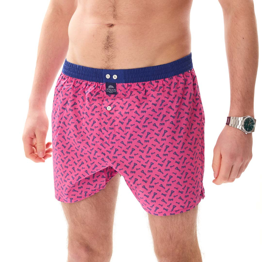 M5451 - Scacchi rosa & navy
