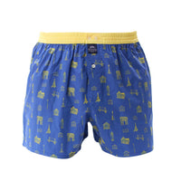 M5457 - Strade di Parigi blu & giallo