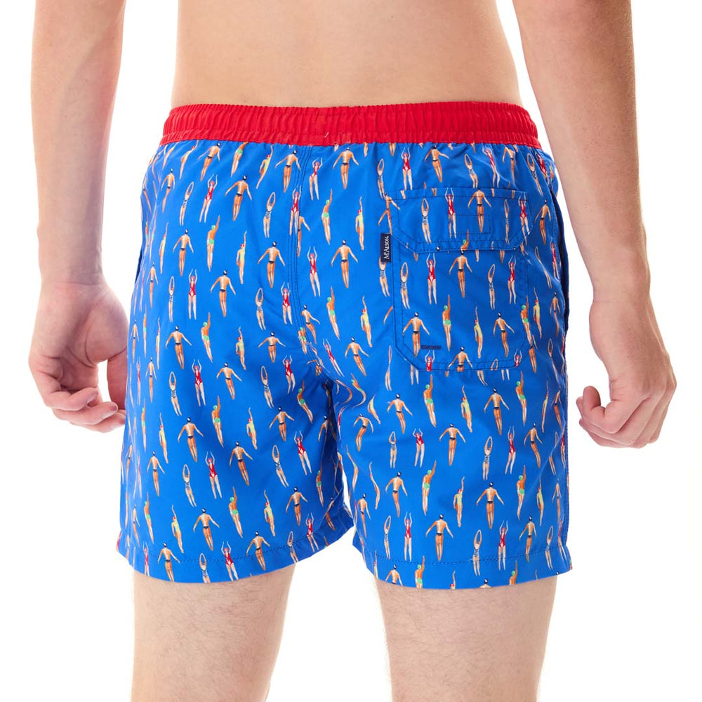 MS5318 - Parade Piscine bleu & rouge