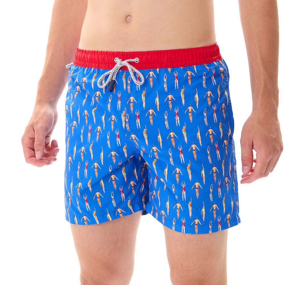 MS5318 - Parade Piscine bleu & rouge