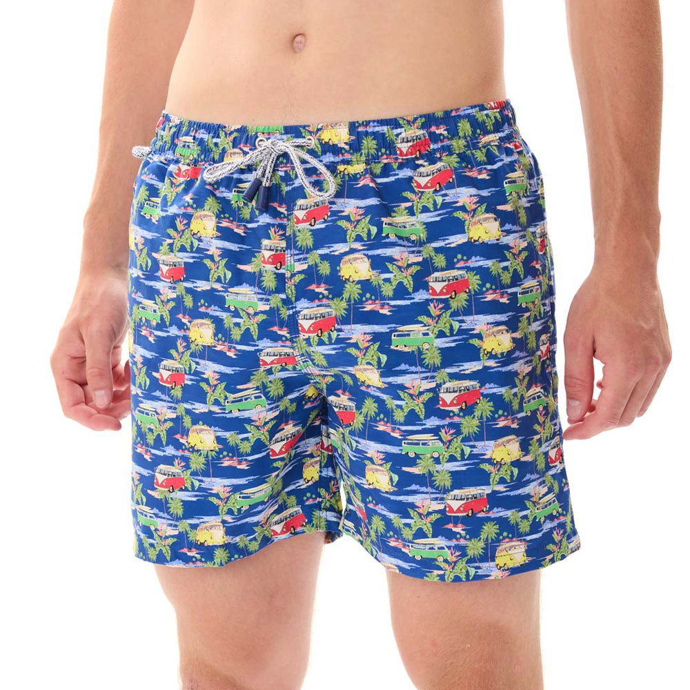 MS5321 - Van Tropical bleu marine