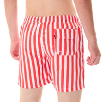 MS5325 - Rayures cabana rouge