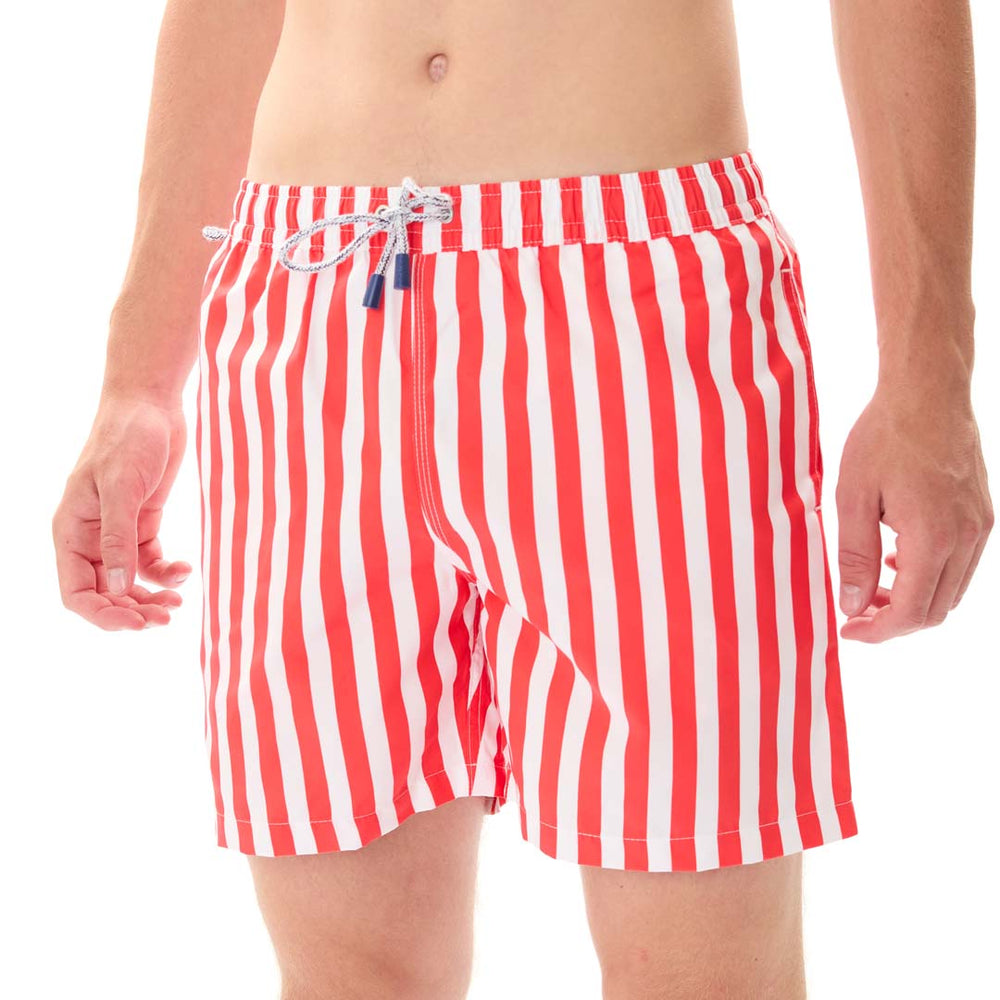 MS5325 - Rayures cabana rouge