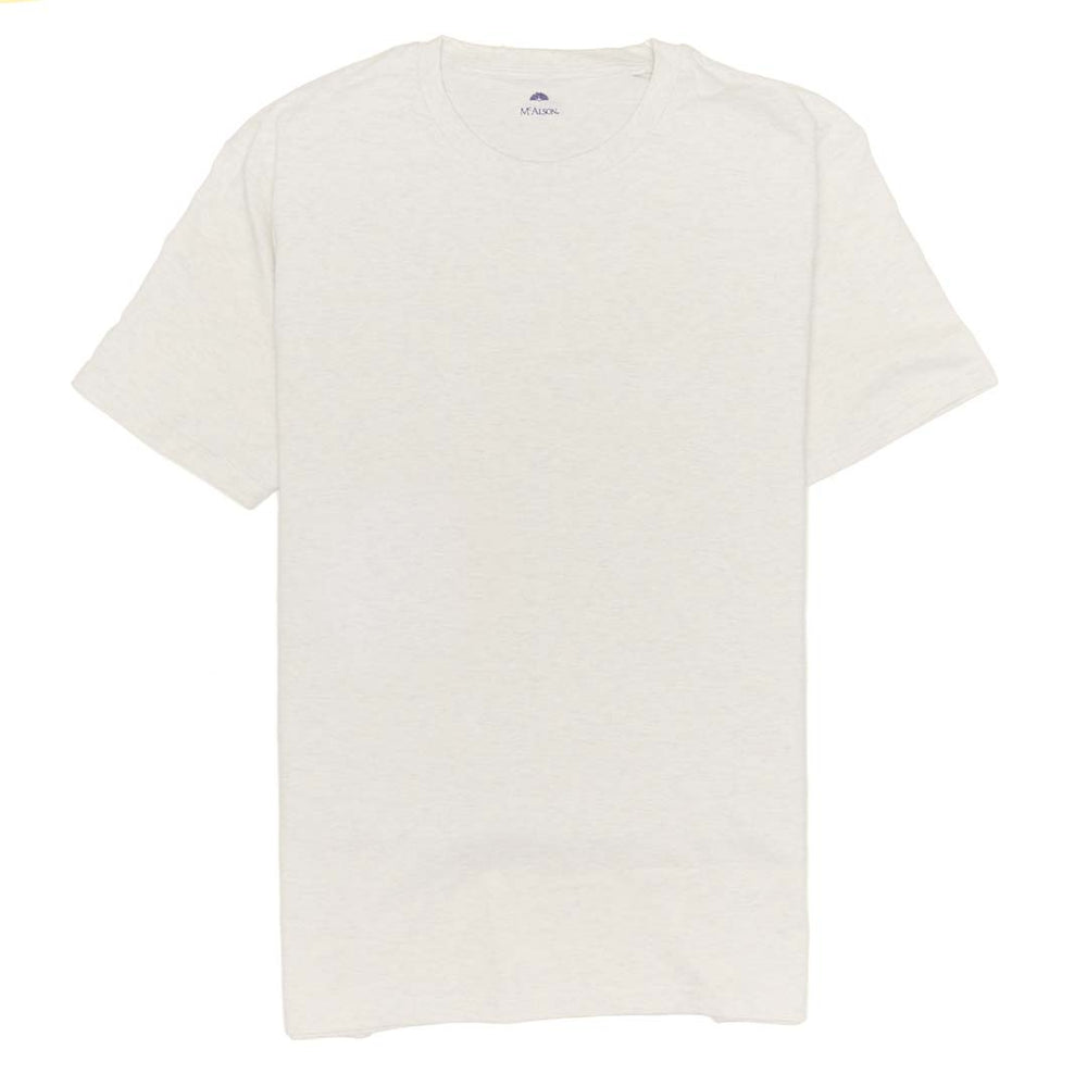 T-shirt crème gris chiné