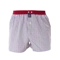 M5201 - Quadrettato blu-marino & bordeaux