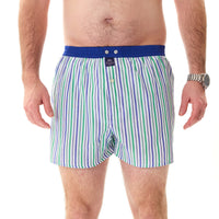 M5202 - Stripes green & blue