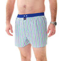 M5202 - Strisce verde & blu