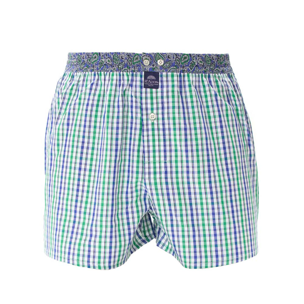 M5203 - Checkered green & blue