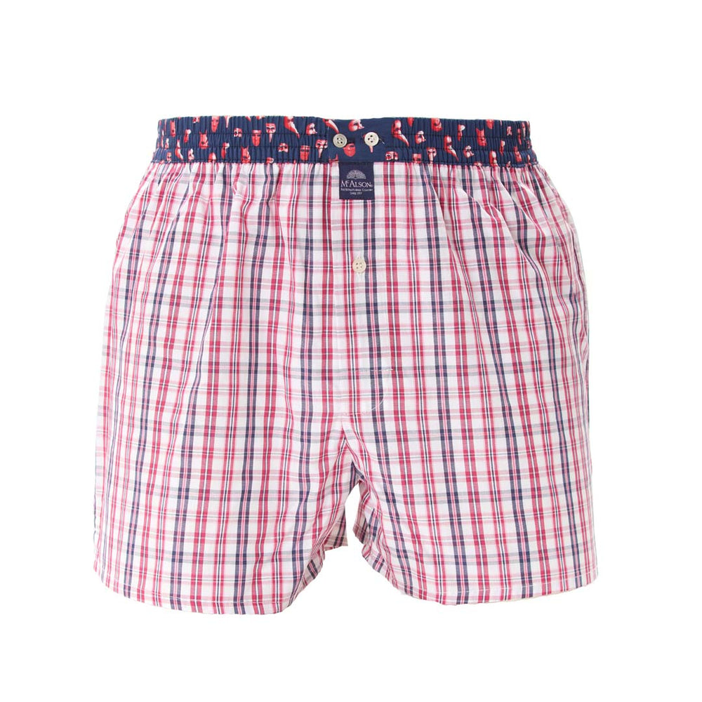 KM5204 - Kariert rot & marine