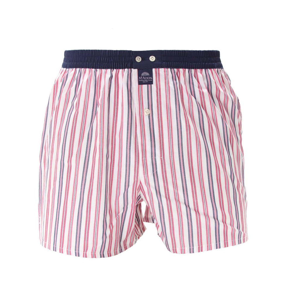 M5205 - Strisce rosso & blu-marino