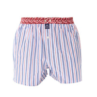 M5206 - Stripes light blue, navy & red