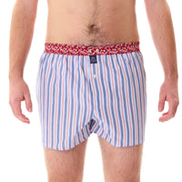 M5206 - Gestreift hellblau, marine & rot