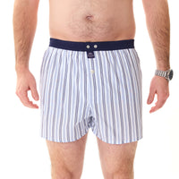 M5208 - Strisce blu-marino & azzurro