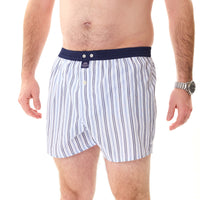 M5208 - Strisce blu-marino & azzurro