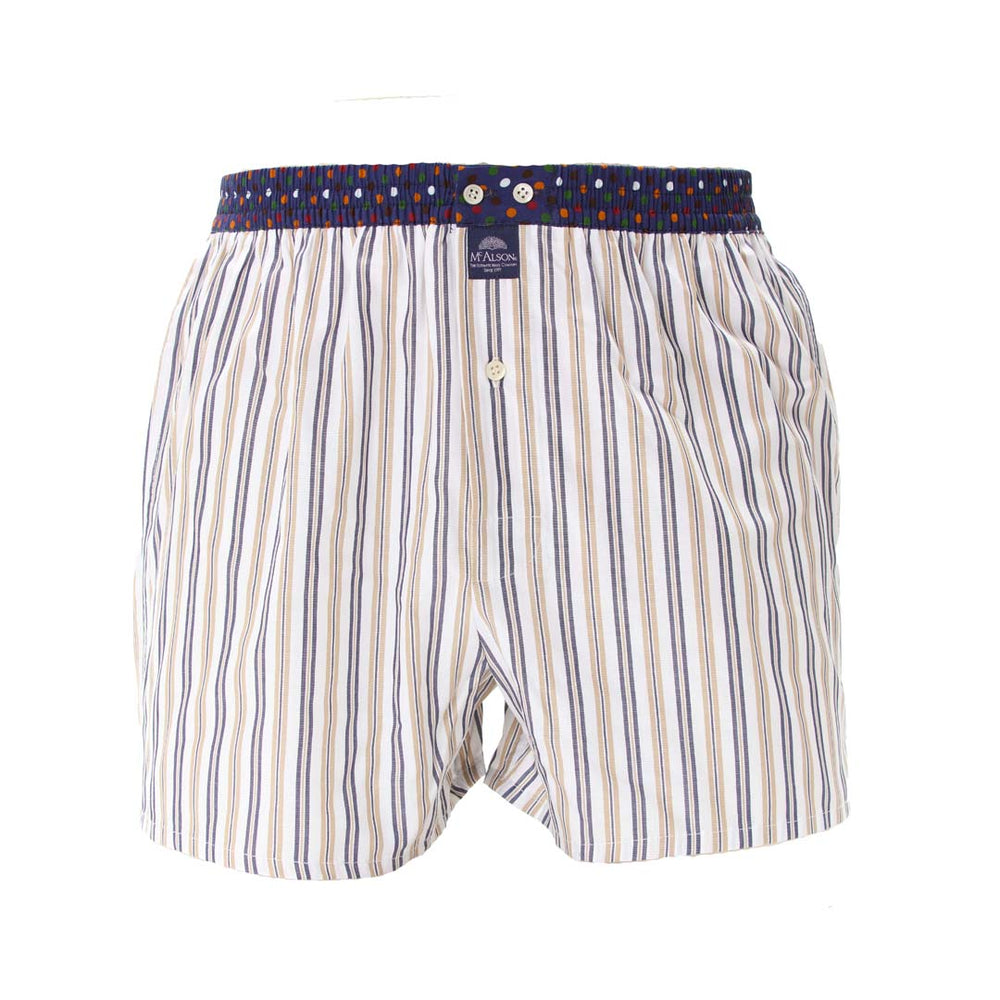 M5210 - Strisce blu-marino & cachi