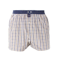 M5211 - a scacchiera blu-marino & cachi