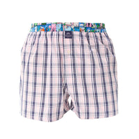 M5213 - Checkered pink & navy