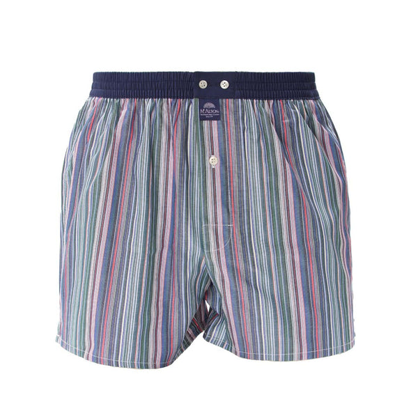 M5216 - Gestreift mehrfarbig grün