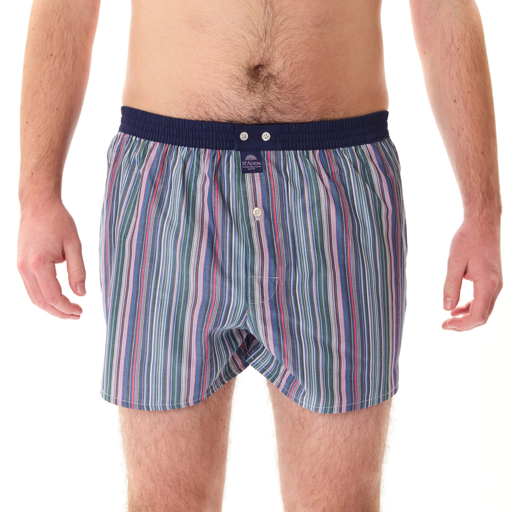 M5216 - Strisce multicolore verde