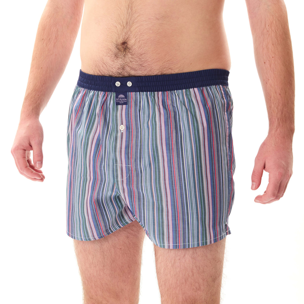 M5216 - Strisce multicolore verde