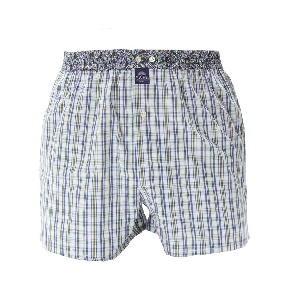 M5219 - a scacchiera azzurro & verde