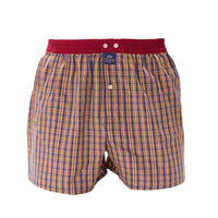 M5221 - Checkered navy, yellow & bordeaux