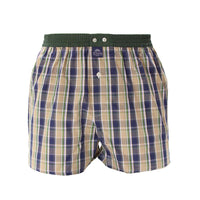 M5225 - Checkered brown, green & navy