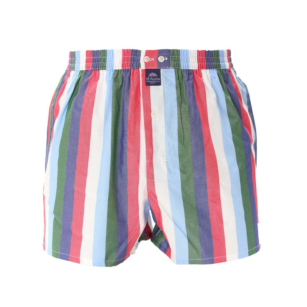 M5226 - Strisce azzurro, rosso & verde