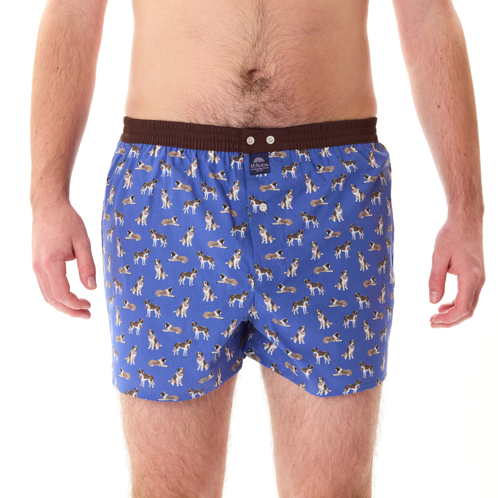 M5241 - St Bernhardiner blau & braun