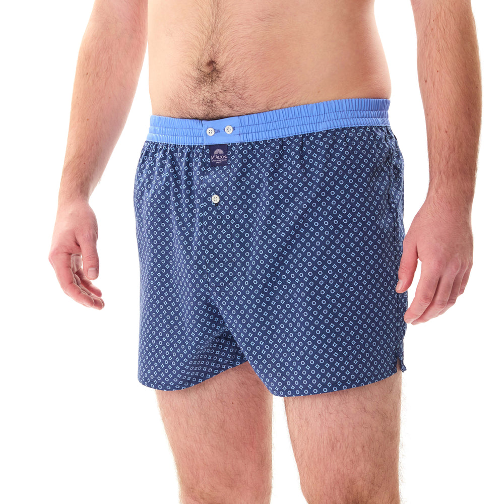 M5249 - Diamonds navy