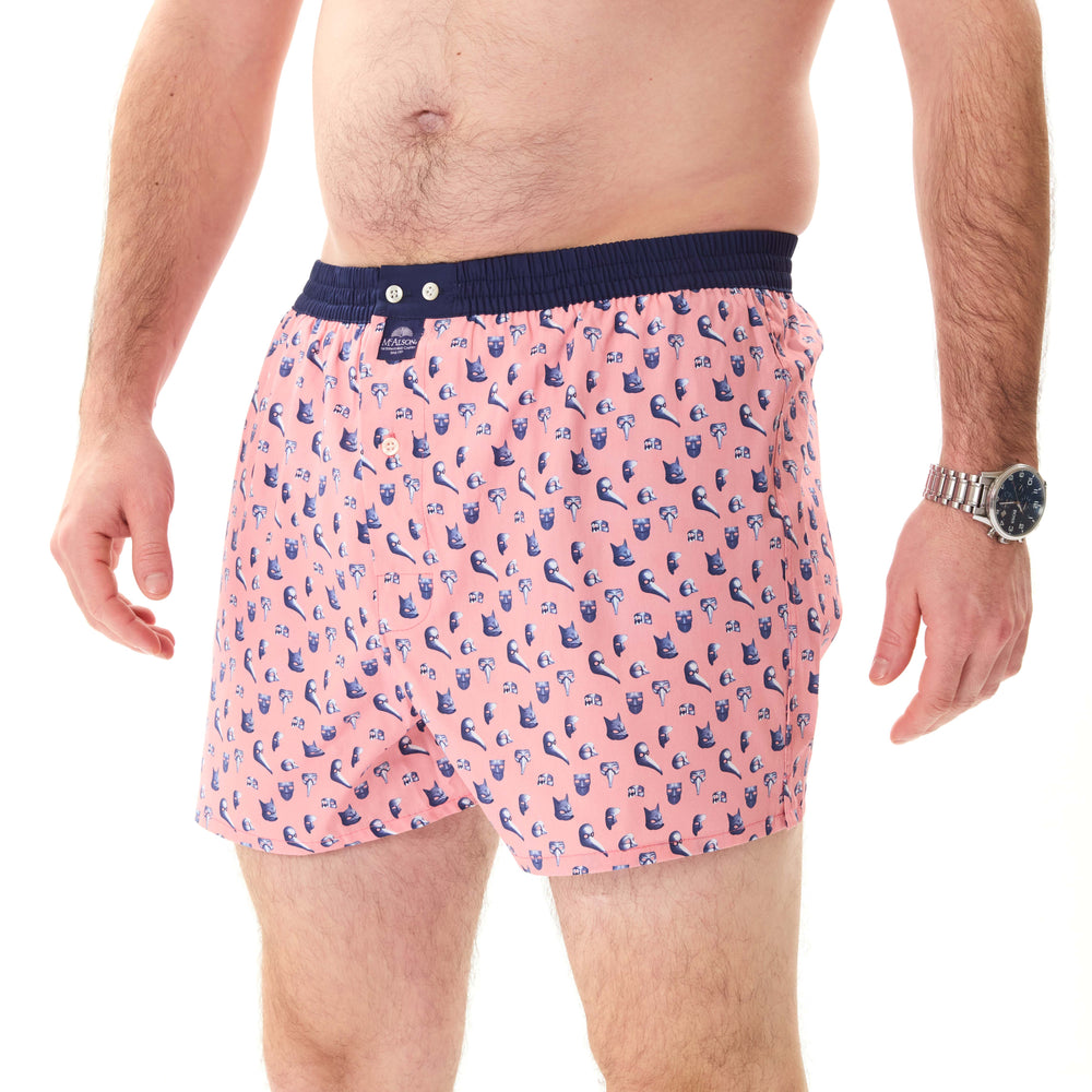 M5250 - maschere veneziane rosa